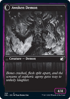 Ecstatic Awakener // Awoken Demon [Innistrad: Double Feature]-2