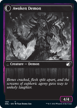 Ecstatic Awakener // Awoken Demon [Innistrad: Double Feature]-2