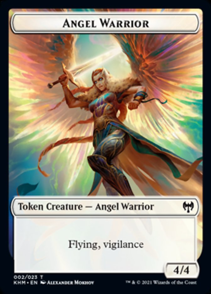Angel Warrior Token [Kaldheim Tokens]-1