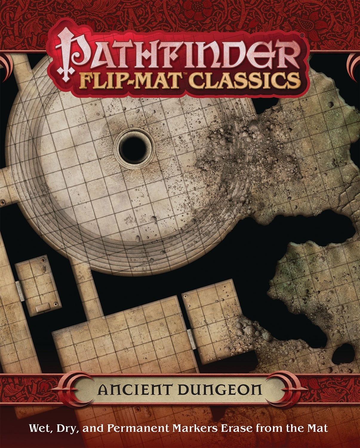 Pathfinder Accessories Flip Mat Classics Ancient Dungeon-1