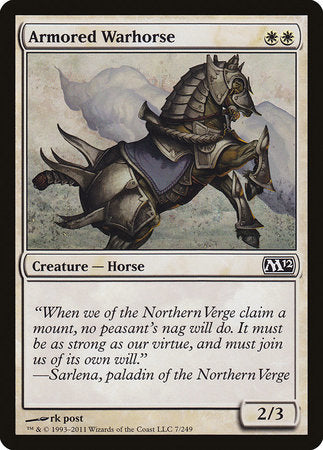 Armored Warhorse [Magic 2012]-1