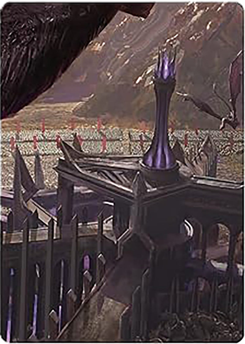 Minas Morgul, Dark Fortress Art Card [The Lord of the Rings: Tales of Middle-earth Art Series]-1