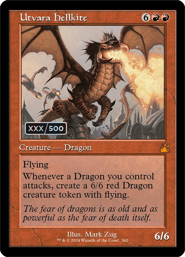 Utvara Hellkite (Retro) (Serialized) [Ravnica Remastered]-1