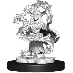 Critical Role Unpainted Miniatures Goblin Sorceror and Rogue Female (2)-1