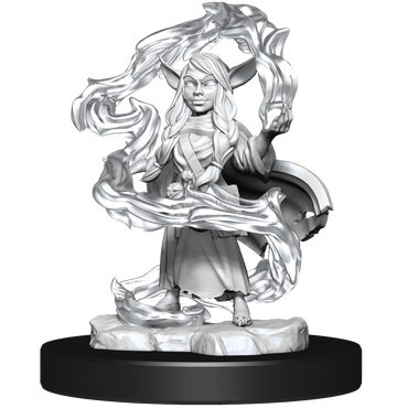 Critical Role Unpainted Miniatures Goblin Sorceror and Rogue Female (2)