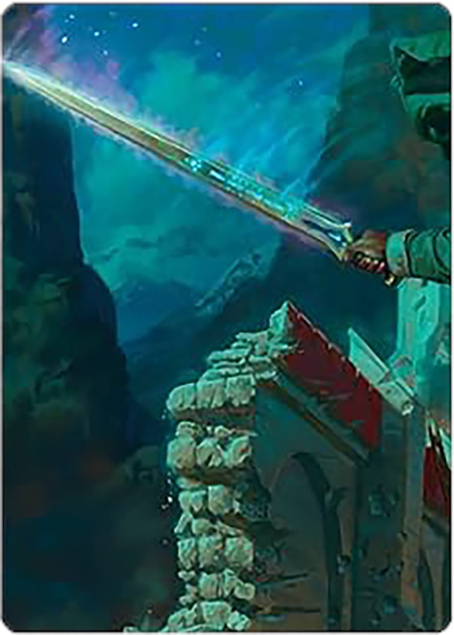 Anduril, Narsil Reforged Art Card [The Lord of the Rings: Tales of Middle-earth Art Series]-1