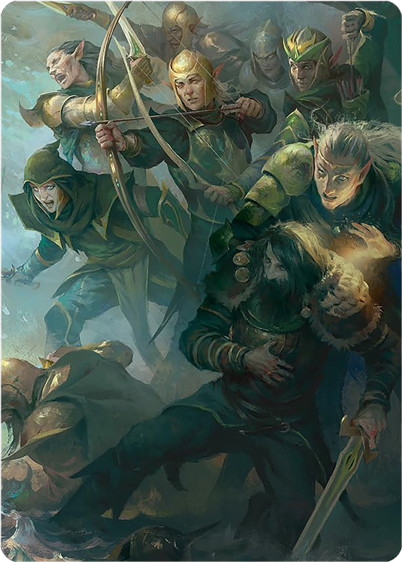 Galadhrim Brigade Art Card [The Lord of the Rings: Tales of Middle-earth Art Series]-1