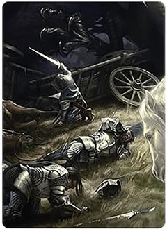Courageous Resolve Art Card [The Lord of the Rings: Tales of Middle-earth Art Series]-1
