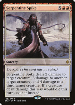 Serpentine Spike [Battle for Zendikar]-1