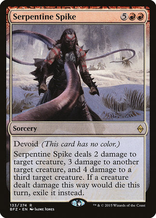 Serpentine Spike [Battle for Zendikar]-1
