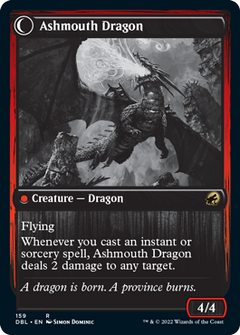 Smoldering Egg // Ashmouth Dragon [Innistrad: Double Feature]-2