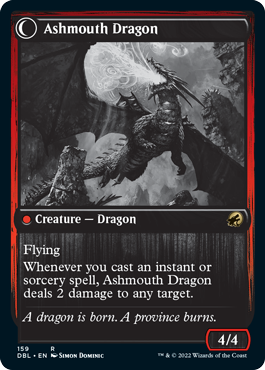 Smoldering Egg // Ashmouth Dragon [Innistrad: Double Feature]-2