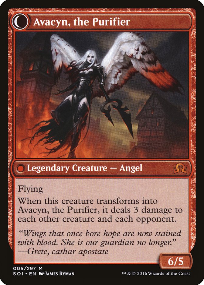 Archangel Avacyn // Avacyn, the Purifier [Shadows over Innistrad]-2