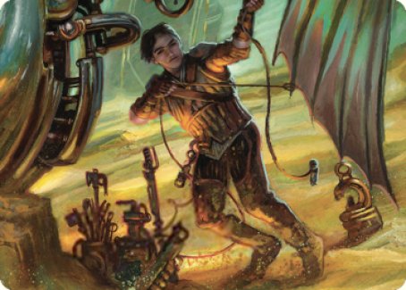 Mishra, Excavation Prodigy Art Card [The Brothers' War Art Series]-1