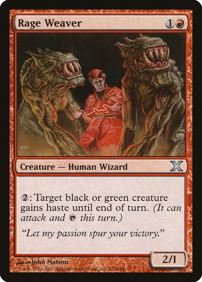 Rage Weaver [Tenth Edition]-1