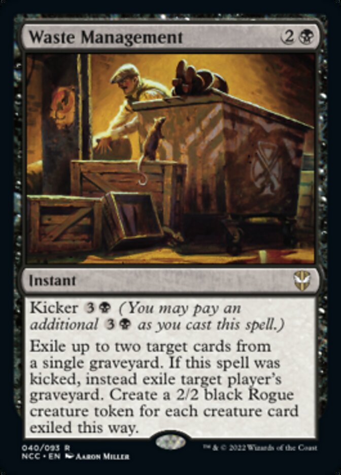 Waste Management [Streets of New Capenna Commander]-1