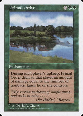 Primal Order [Fifth Edition]-1