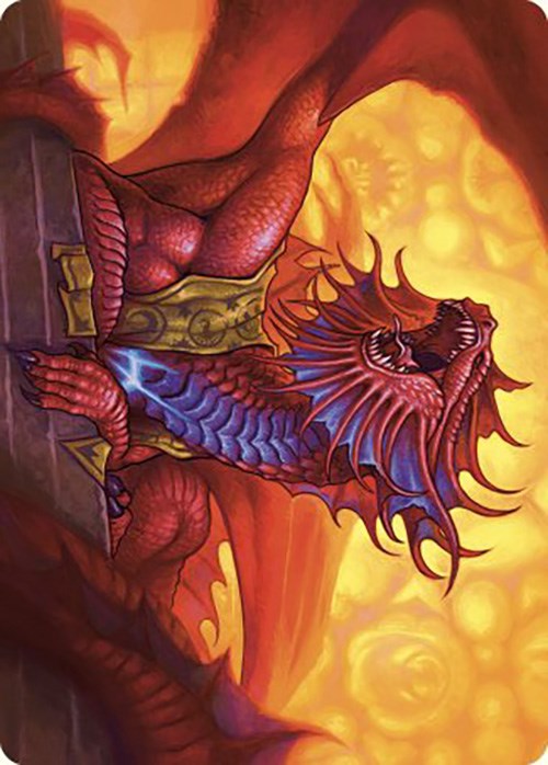Niv-Mizzet, Guildpact Art Card (44/49) [Murders at Karlov Manor Art Series]-1