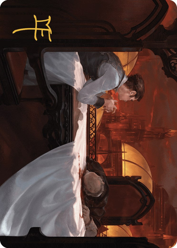 Expedited Inheritance Art Card (Gold-Stamped Signature) [Murders at Karlov Manor Art Series]-1