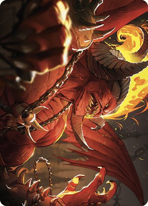 Rakdos, Patron of Chaos Art Card (45/49) [Murders at Karlov Manor Art Series]-1