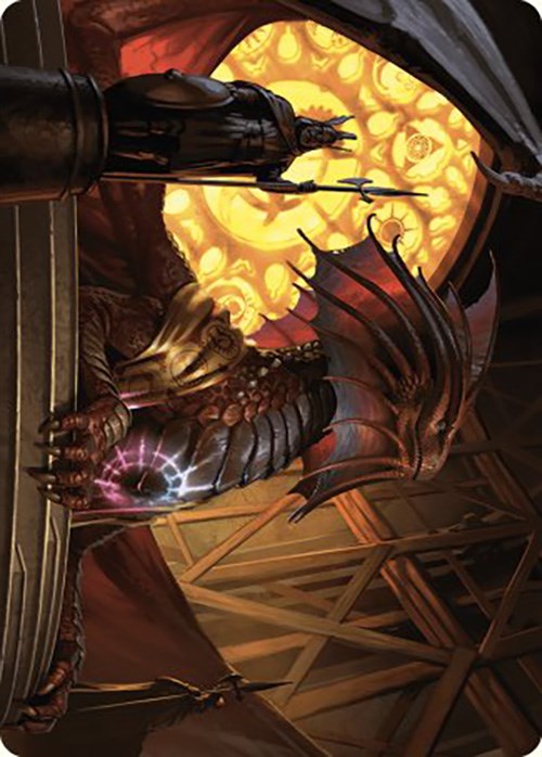 Niv-Mizzet, Guildpact Art Card (21/49) [Murders at Karlov Manor Art Series]-1