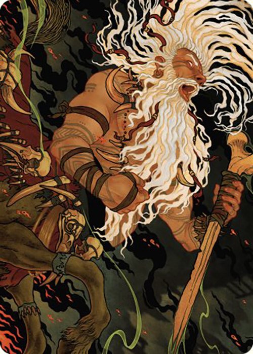 Yarus, Roar of the Old Gods Art Card (46/49) [Murders at Karlov Manor Art Series]-1