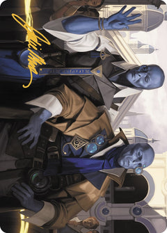 Hotshot Investigators Art Card (Gold-Stamped Signature) [Murders at Karlov Manor Art Series]-1