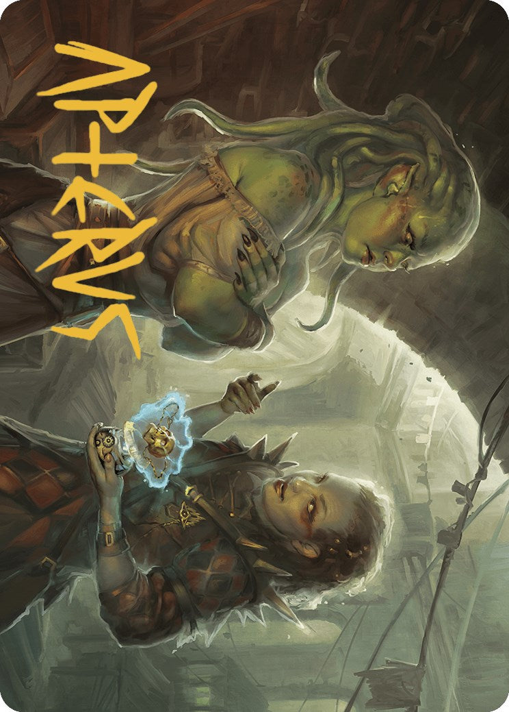 Extract a Confession Art Card (Gold-Stamped Signature) [Murders at Karlov Manor Art Series]-1
