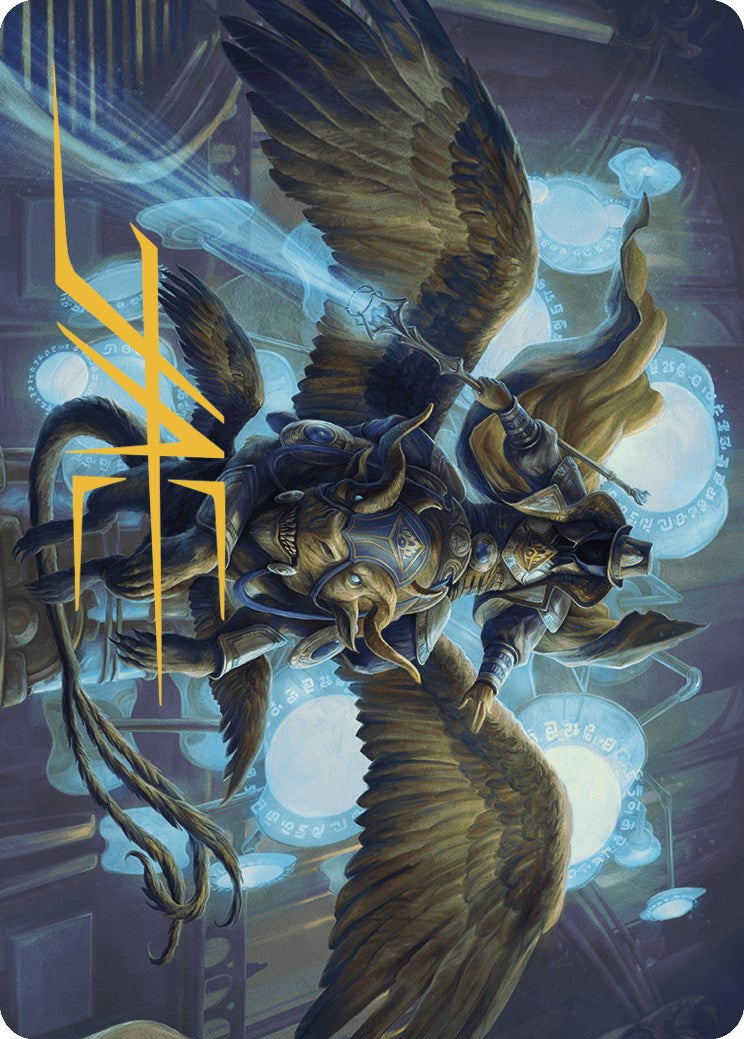 Ezrim, Agency Chief Art Card (Gold-Stamped Signature) [Murders at Karlov Manor Art Series]-1
