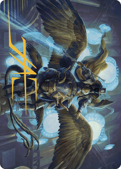 Ezrim, Agency Chief Art Card (Gold-Stamped Signature) [Murders at Karlov Manor Art Series]-1