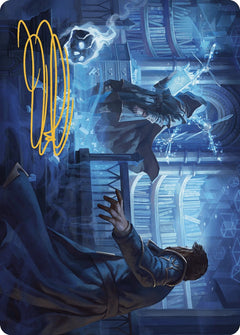 Intrude on the Mind Art Card (Gold-Stamped Signature) [Murders at Karlov Manor Art Series]-1