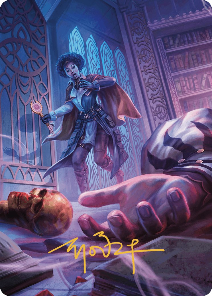 Deadly Complication Art Card (Gold-Stamped Signature) [Murders at Karlov Manor Art Series]-1
