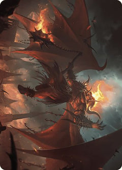 Rakdos, Patron of Chaos Art Card (22/49) [Murders at Karlov Manor Art Series]-1