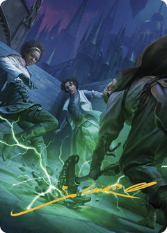 Fanatical Strength Art Card (Gold-Stamped Signature) [Murders at Karlov Manor Art Series]-1