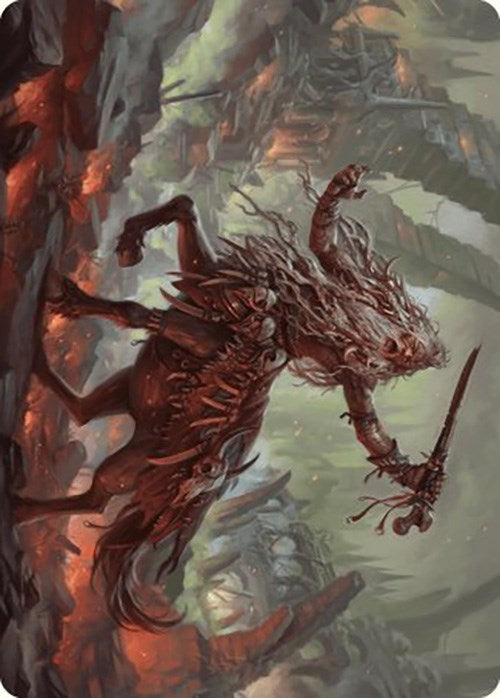 Yarus, Roar of the Old Gods Art Card (24/49) [Murders at Karlov Manor Art Series]-1