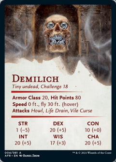 Demilich Art Card [Dungeons & Dragons: Adventures in the Forgotten Realms Art Series]-2