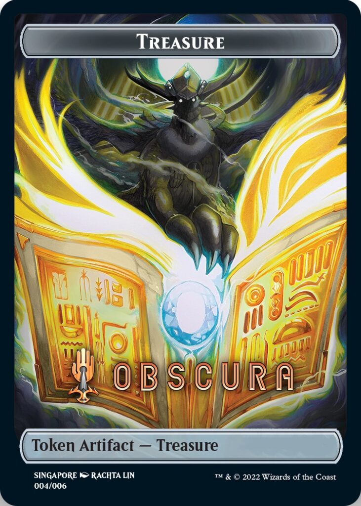 Treasure Token (Obscura) (Southeast Asia Artists) [Streets of New Capenna Tokens]-1