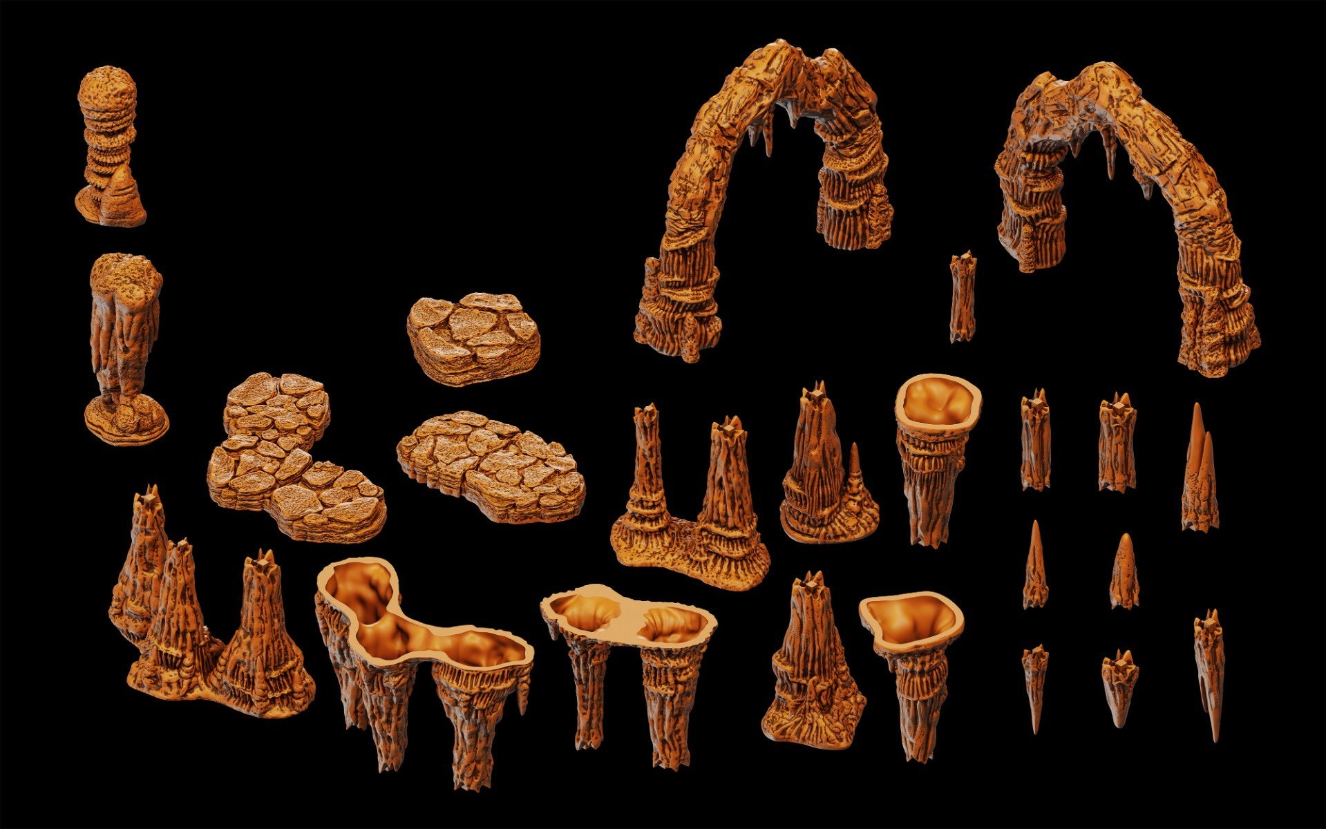 WarLock Tiles Accessory Stalactites & Stalagmites-1