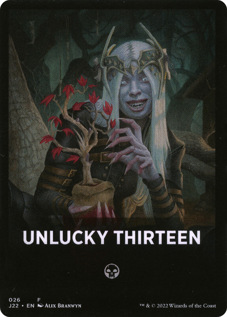 Unlucky Thirteen Theme Card [Jumpstart 2022 Front Cards]-1
