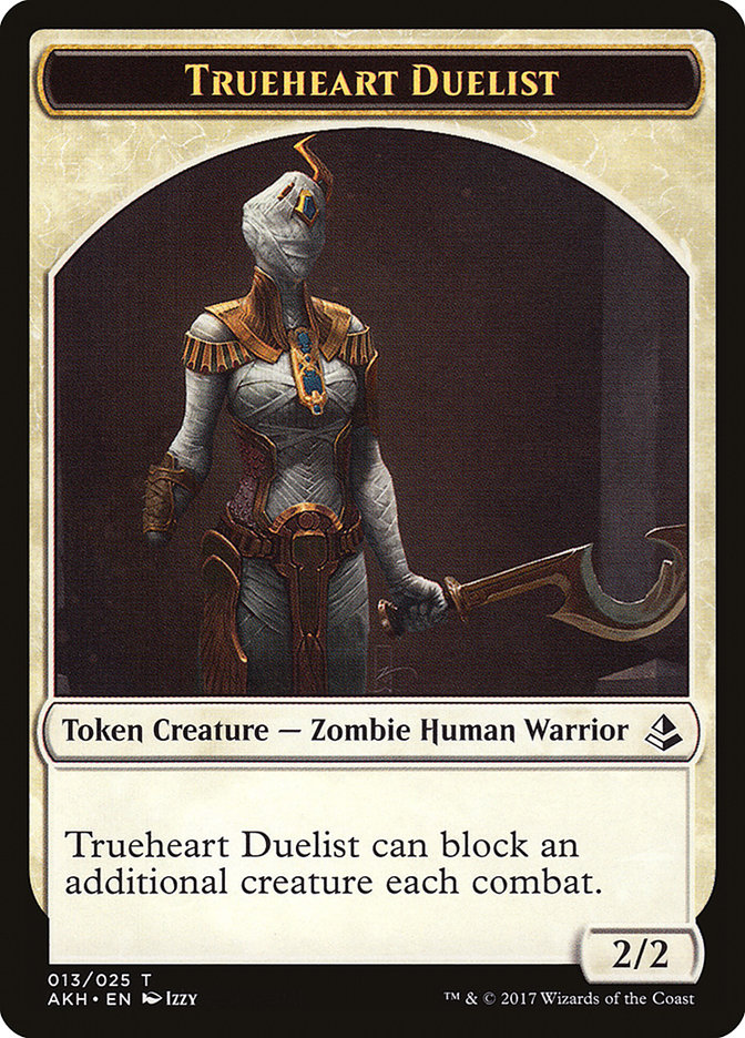 Trueheart Duelist // Snake Double-Sided Token [Amonkhet Tokens]-1