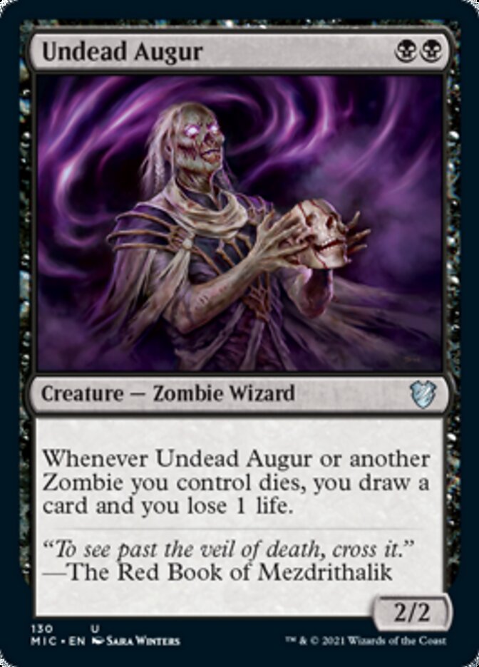 Undead Augur [Innistrad: Midnight Hunt Commander]-1