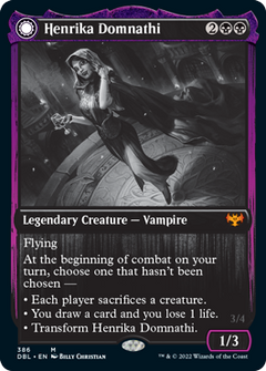 Henrika Domnathi // Henrika, Infernal Seer [Innistrad: Double Feature]-1