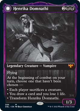 Henrika Domnathi // Henrika, Infernal Seer [Innistrad: Double Feature]-1