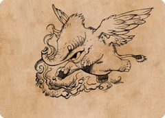 Lulu, Loyal Hollyphant Art Card (46) [Commander Legends: Battle for Baldur's Gate Art Series]-1
