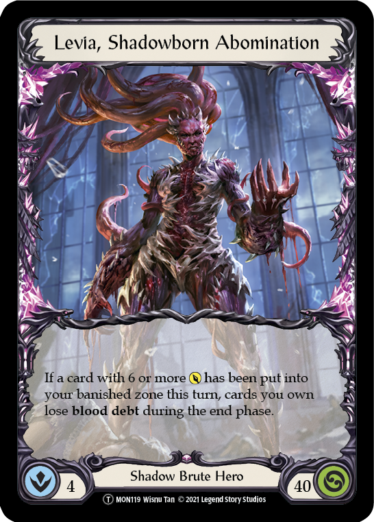 Levia, Shadowborn Abomination // Levia [U-MON119 // U-MON120] (Monarch Unlimited)  Unlimited Normal-1