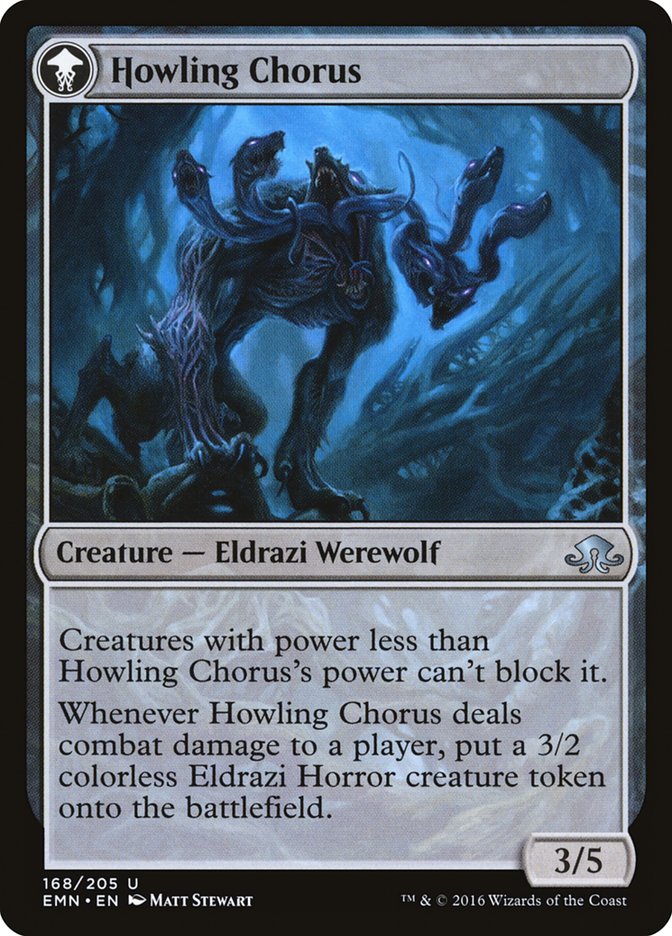 Shrill Howler // Howling Chorus [Eldritch Moon]-2