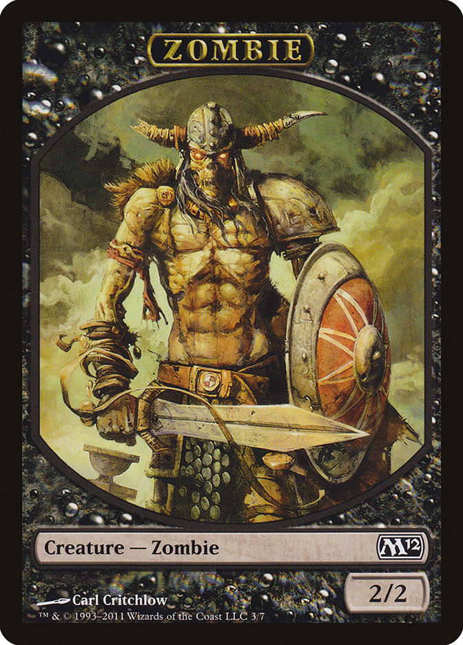 Zombie Token [Magic 2012 Tokens]-1