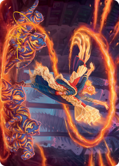 Joyful Stormsculptor Art Card (Gold-Stamped Signature) [March of the Machine Art Series]-1