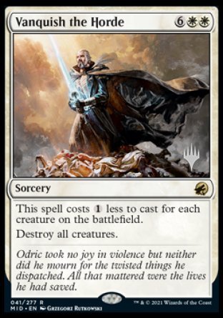 Vanquish the Horde (Promo Pack) [Innistrad: Midnight Hunt Promos]-1