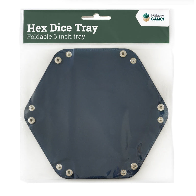 LPG Hex Dice Tray 6" Blue-1